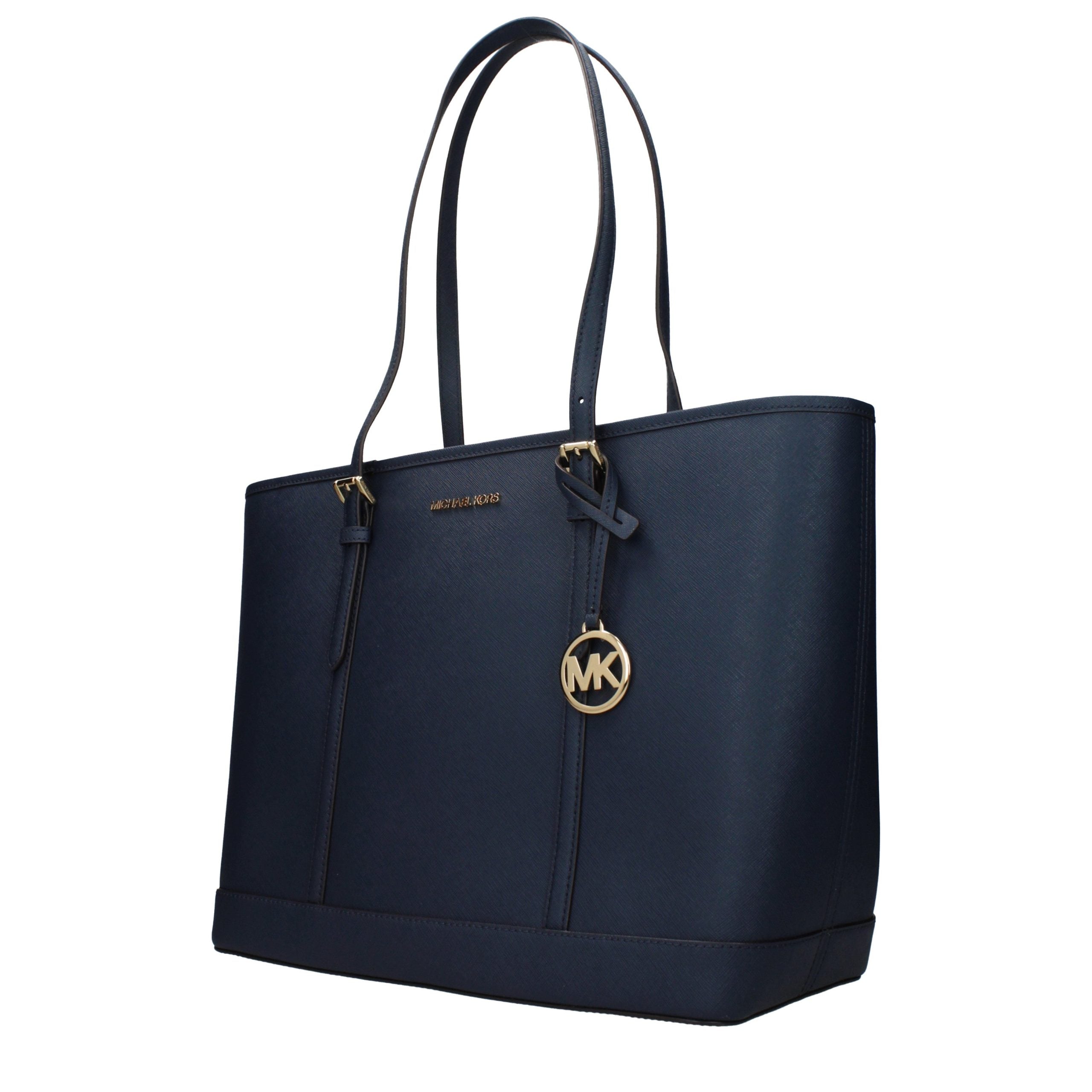 Michael Kors Schultertasche aus blauem Leder