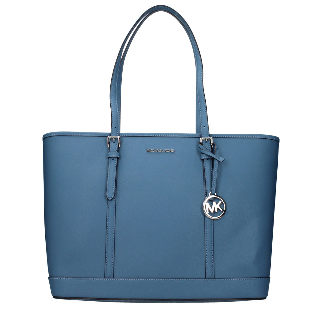 Michael Kors Schultertasche aus blauem Leder