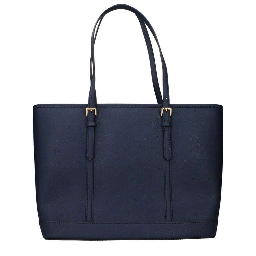 Michael Kors Schultertasche aus blauem Leder