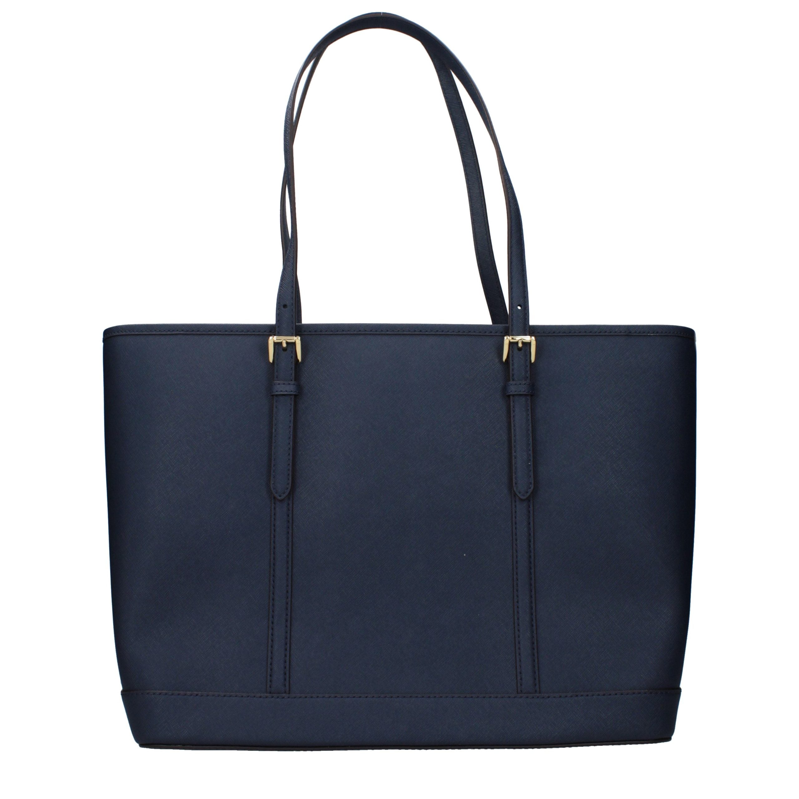 Michael Kors Schultertasche aus blauem Leder
