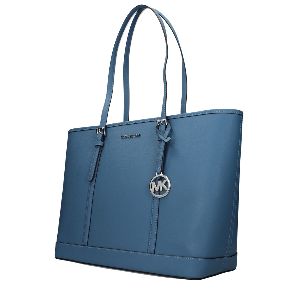 Michael Kors Schultertasche aus blauem Leder