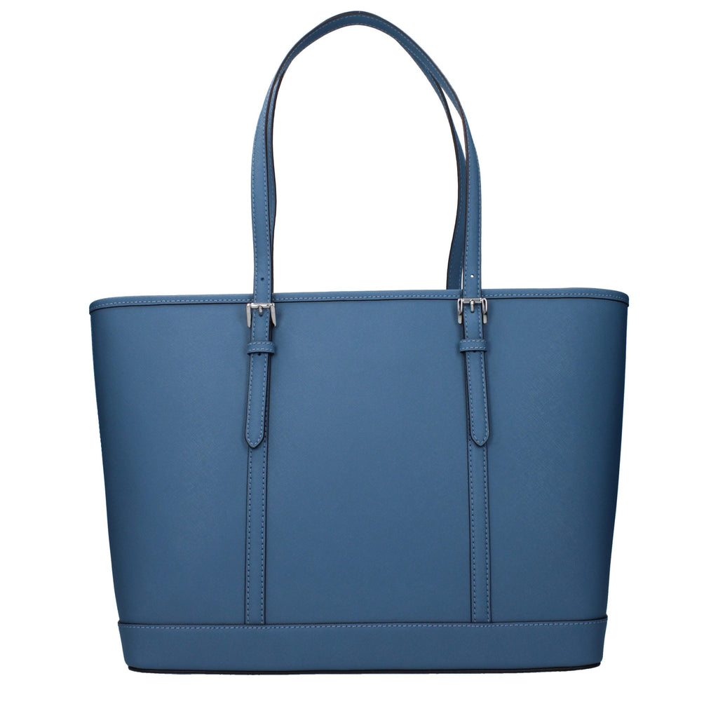 Michael Kors Schultertasche aus blauem Leder