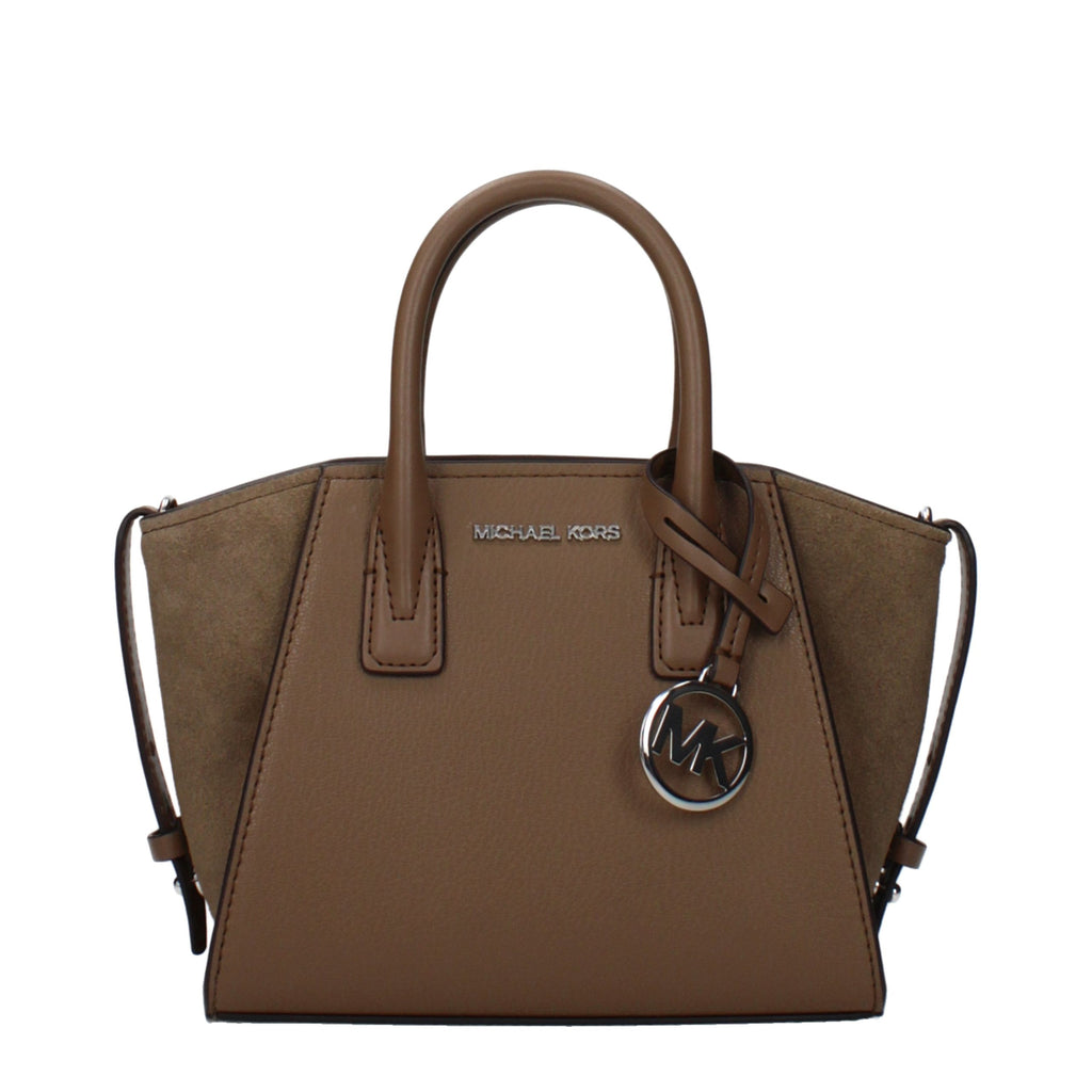 Braune Lederhandtasche