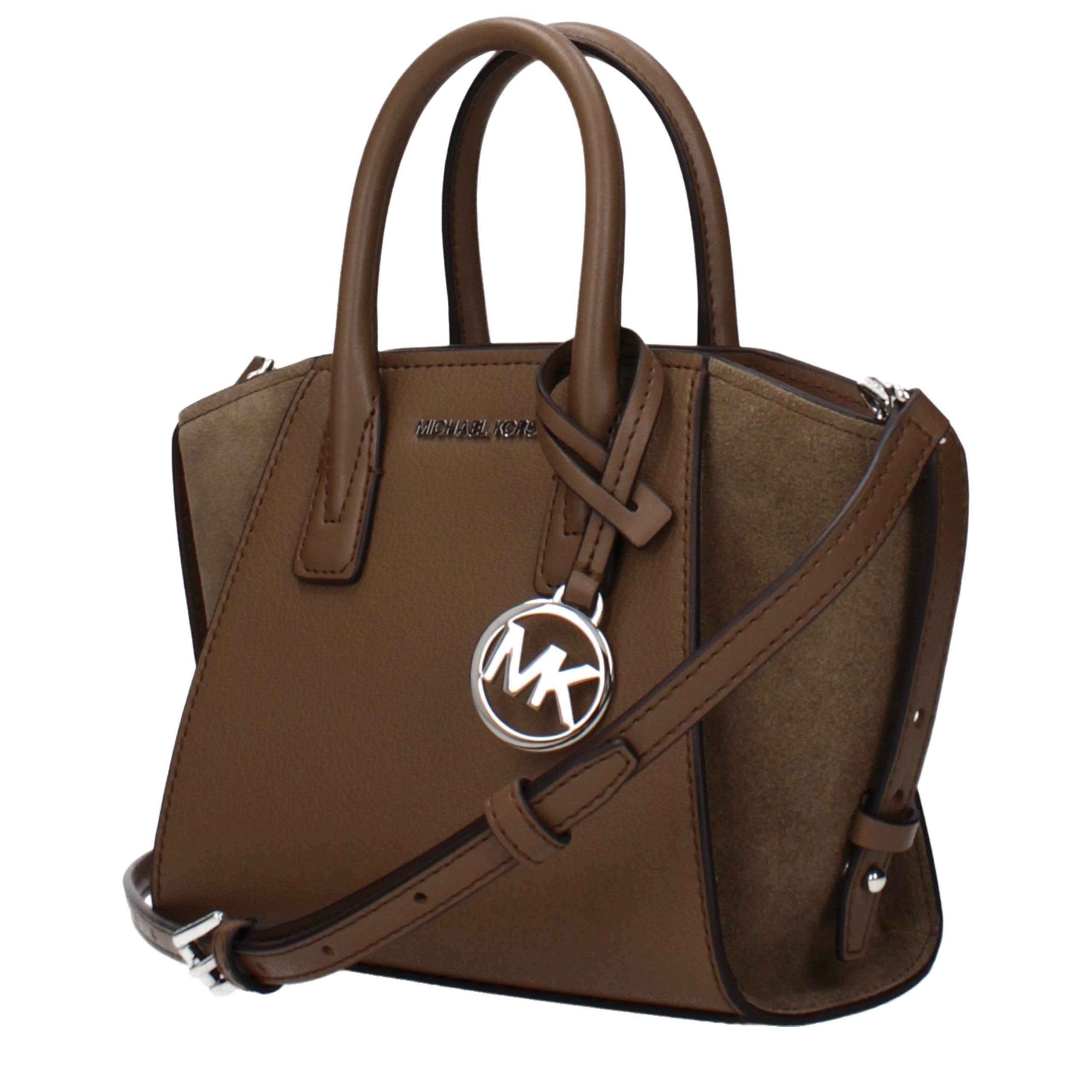 Braune Lederhandtasche