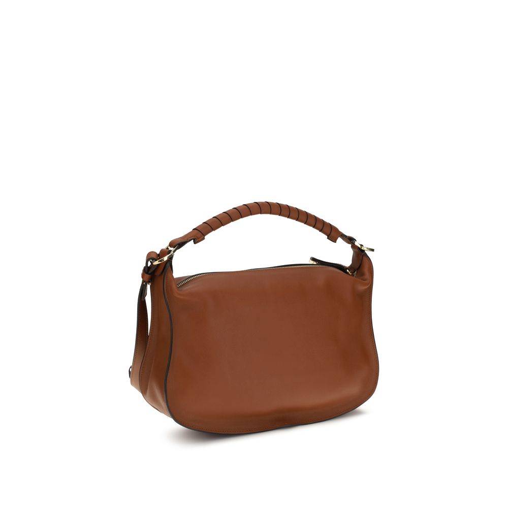 Chloé Braune Kalbsleder Bos Taurus Schultertasche