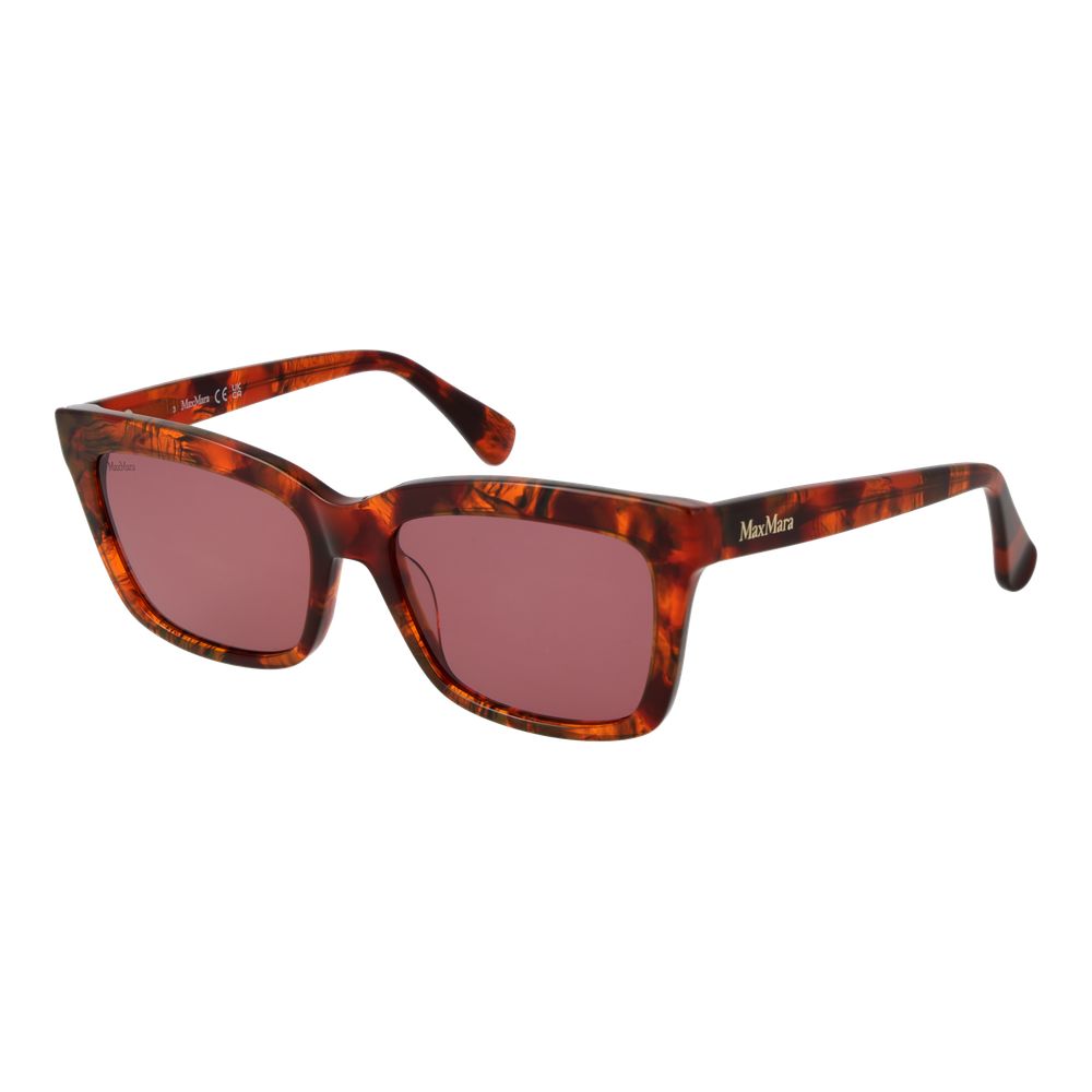 Max Mara Braune Sonnenbrille aus Kunststoff
