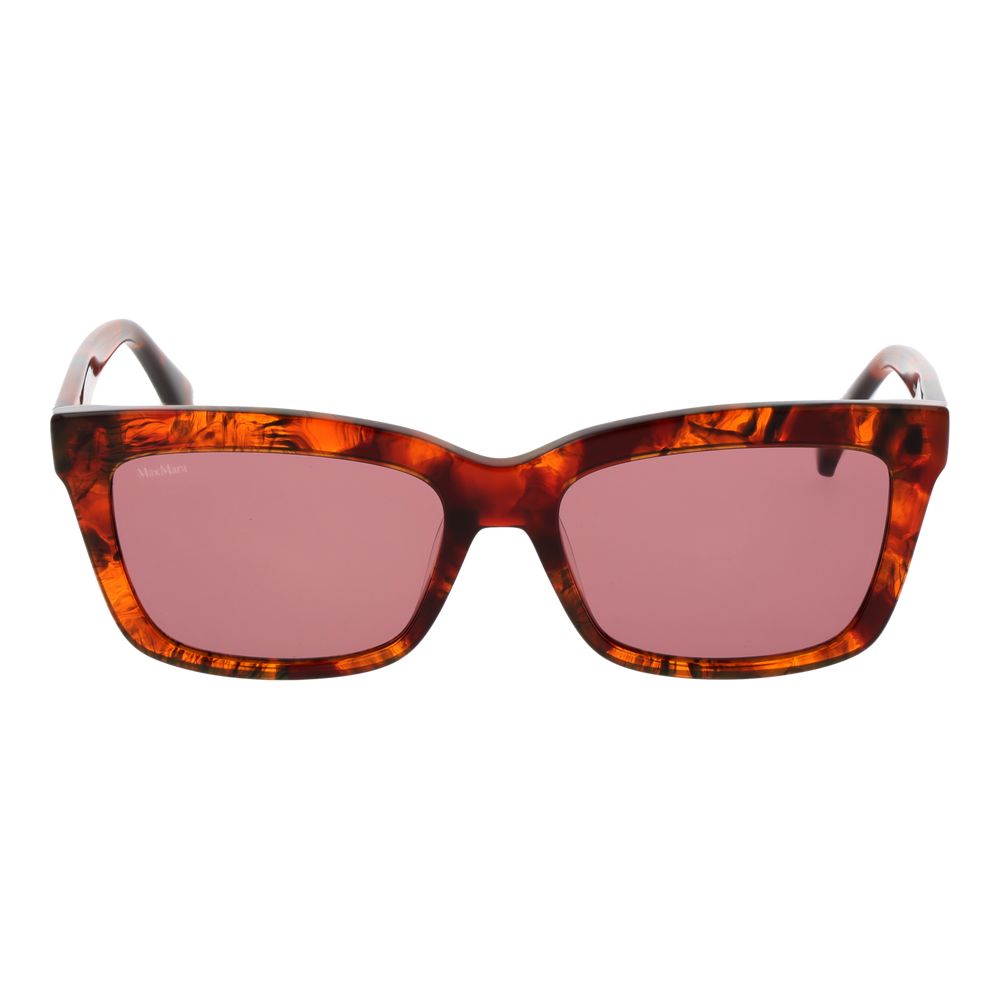 Max Mara Braune Sonnenbrille aus Kunststoff