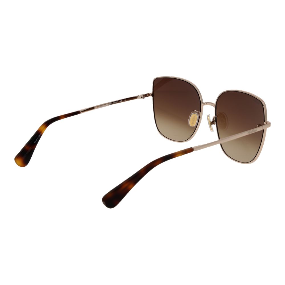 Max Mara Sonnenbrille aus Roségold-Metall