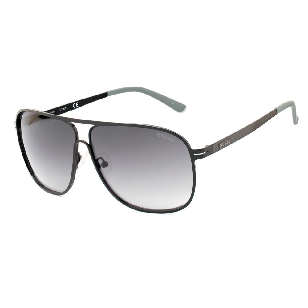 Guess Herren-Sonnenbrille mit schwarzem Metallrahmen
