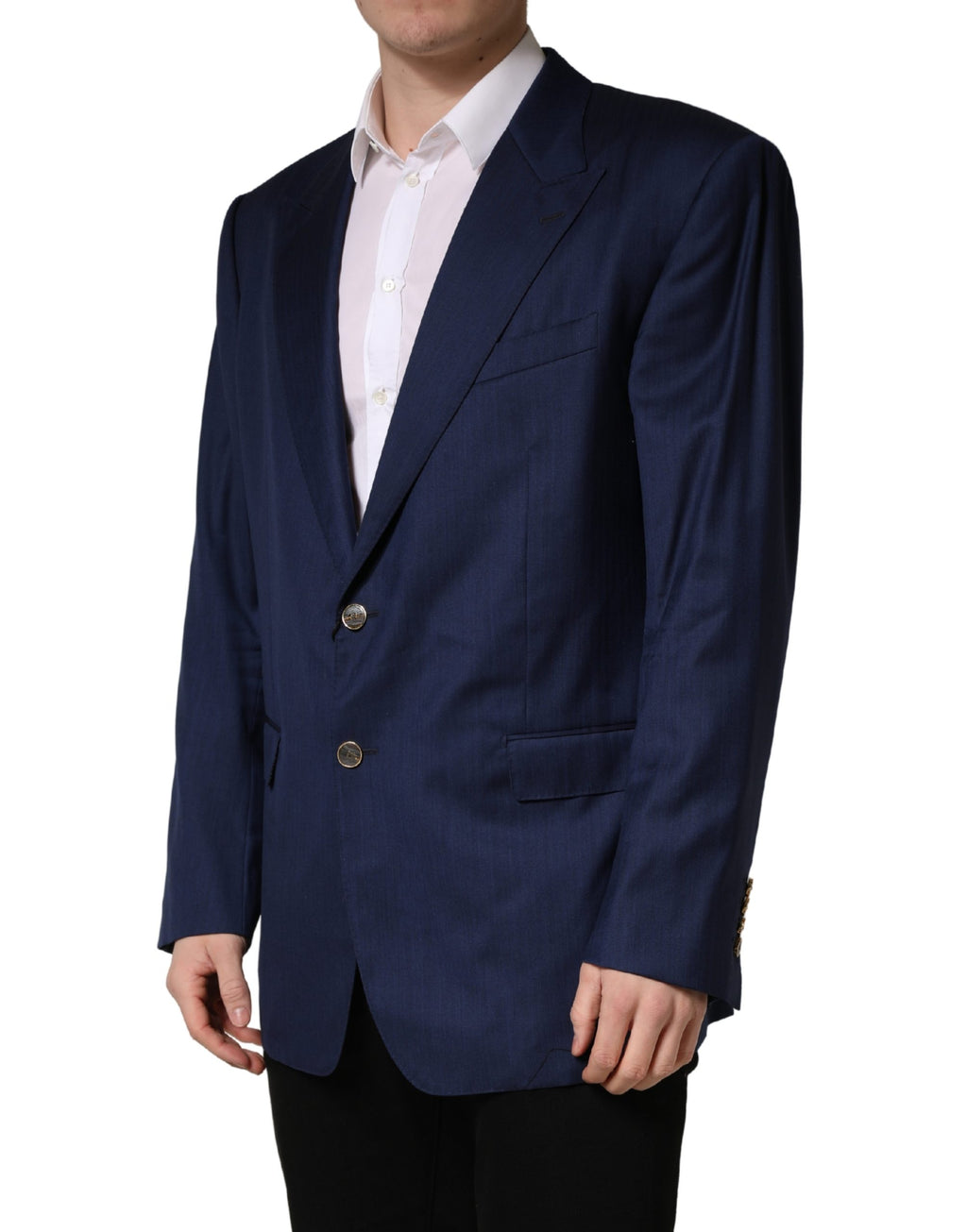 Dolce & Gabbana Blauer Sakko mit 2 Knöpfen