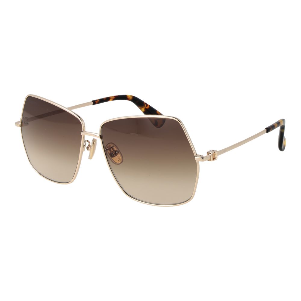 Max Mara Sonnenbrille aus Goldmetall