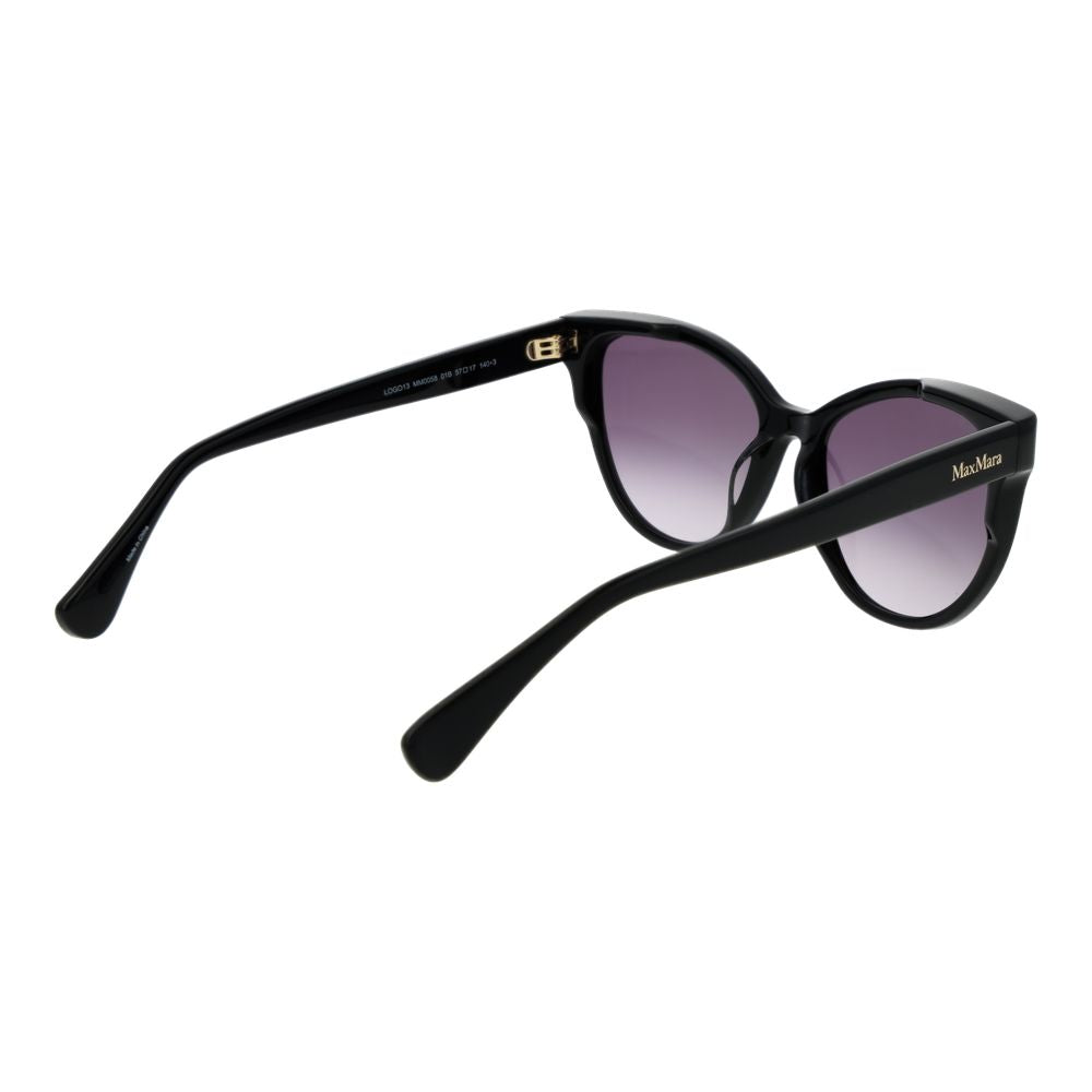 Max Mara Schwarze Sonnenbrille aus Acetat