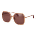 Max Mara Sonnenbrille aus orangefarbenem Acetat