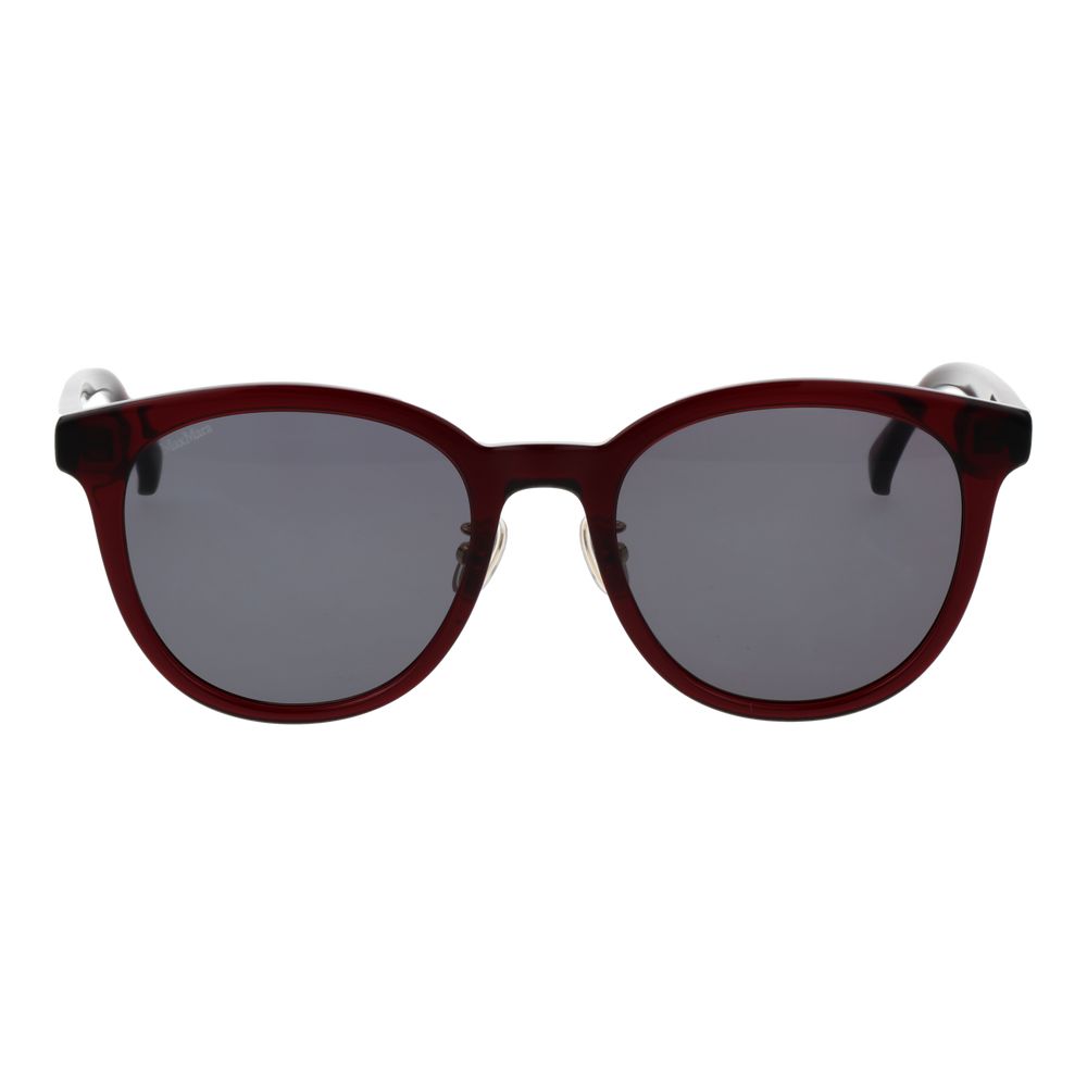 Max Mara Sonnenbrille aus Burgunderrotem Acetat