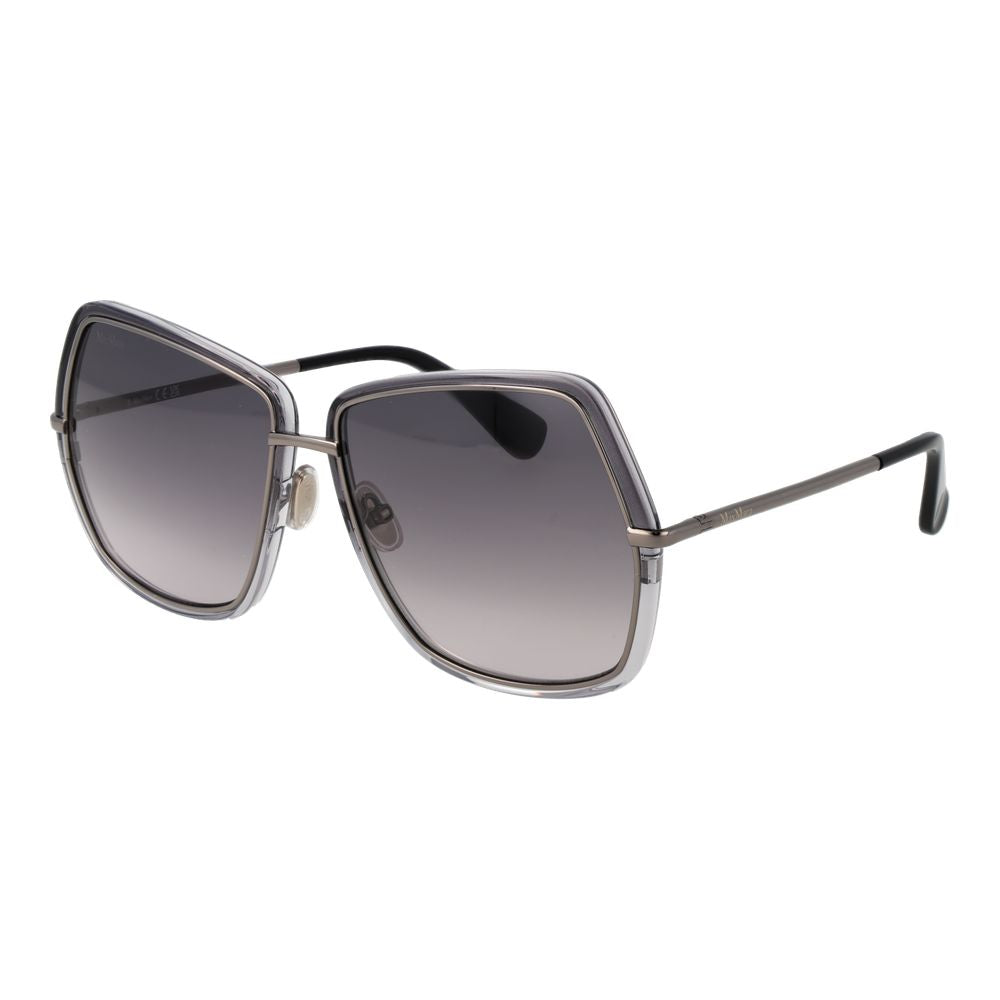 Max Mara Graue Sonnenbrille aus Metall
