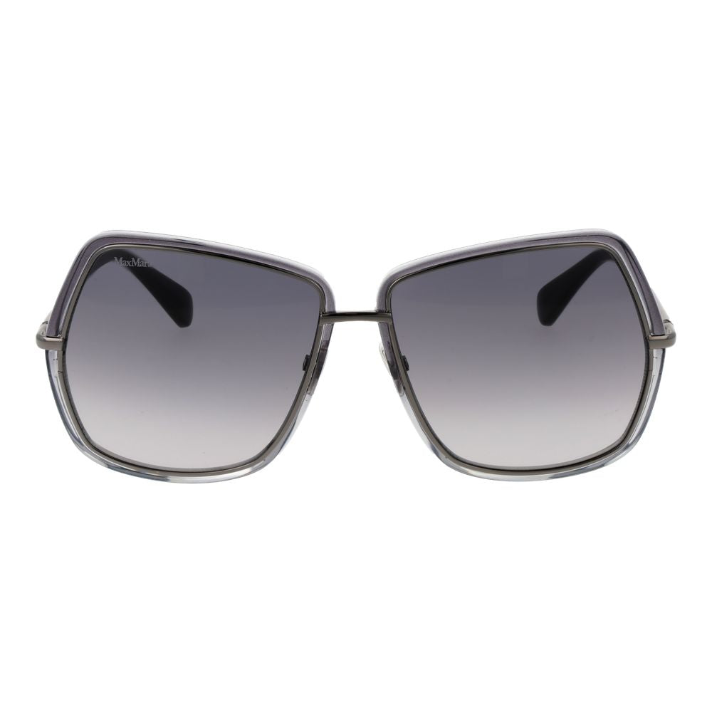 Max Mara Graue Sonnenbrille aus Metall