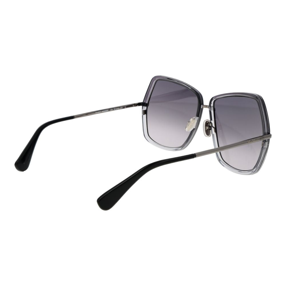 Max Mara Graue Sonnenbrille aus Metall