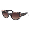 Graue Sonnenbrille aus Kunststoff