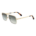Sonnenbrille aus Goldmetall