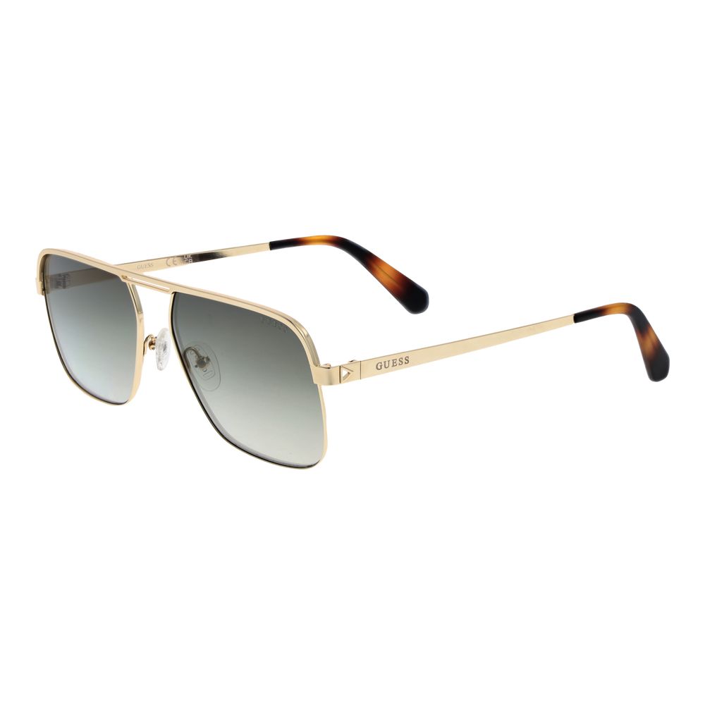 Sonnenbrille aus Goldmetall