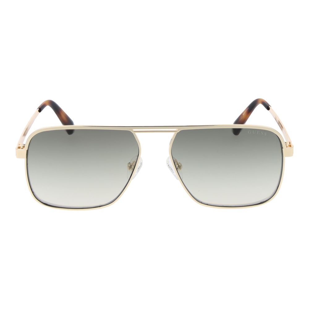 Sonnenbrille aus Goldmetall