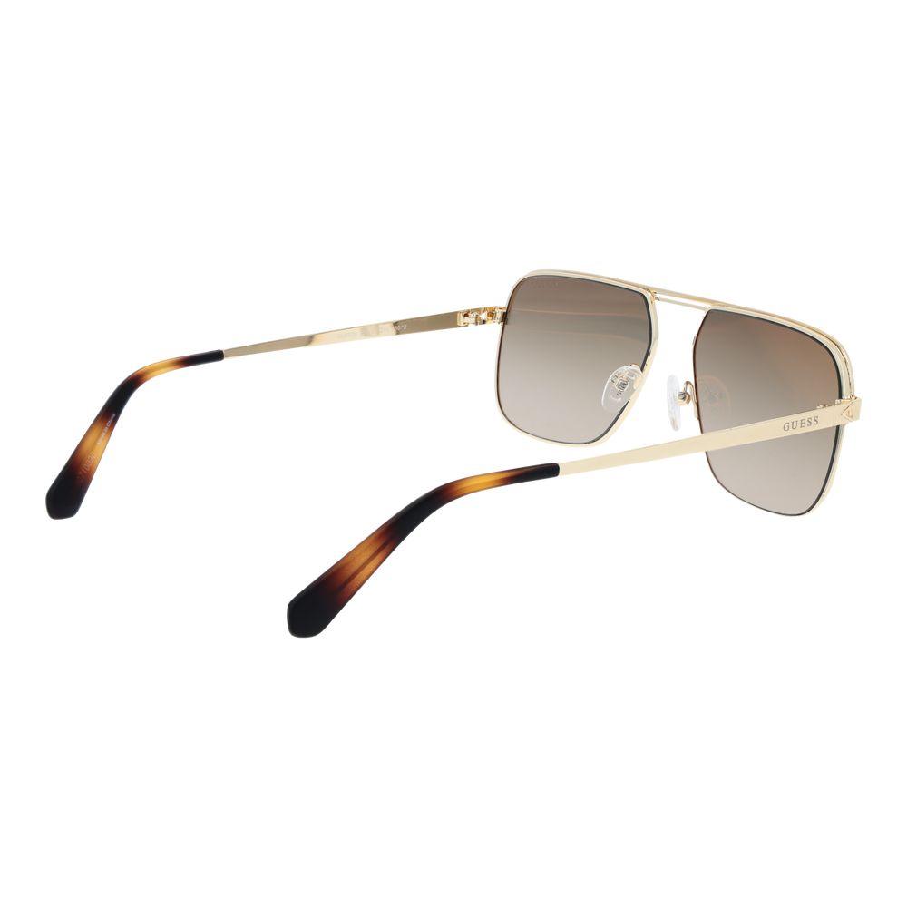 Sonnenbrille aus Goldmetall
