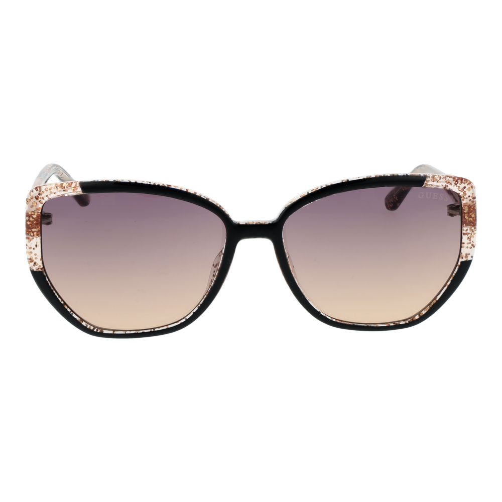 Schwarze Sonnenbrille aus Kunststoff