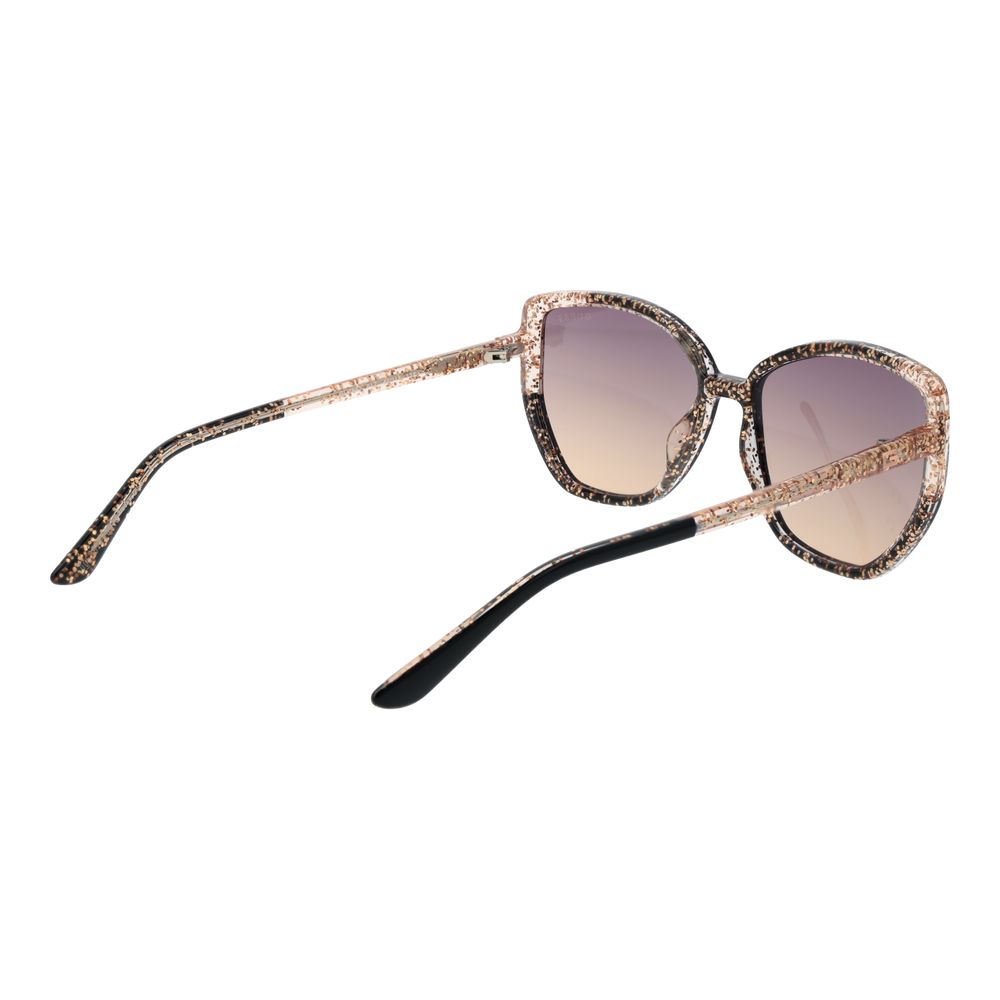 Schwarze Sonnenbrille aus Kunststoff