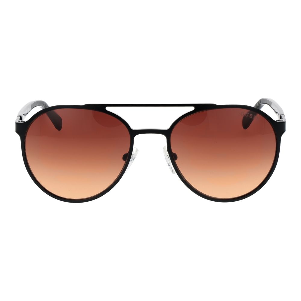Guess Herren-Sonnenbrille aus schwarzem Metall – Modernes Design.