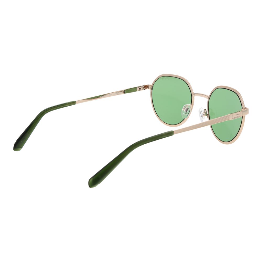 Guess Herren-Sonnenbrille aus goldfarbenem Metall – Stilvoll & Elegant.