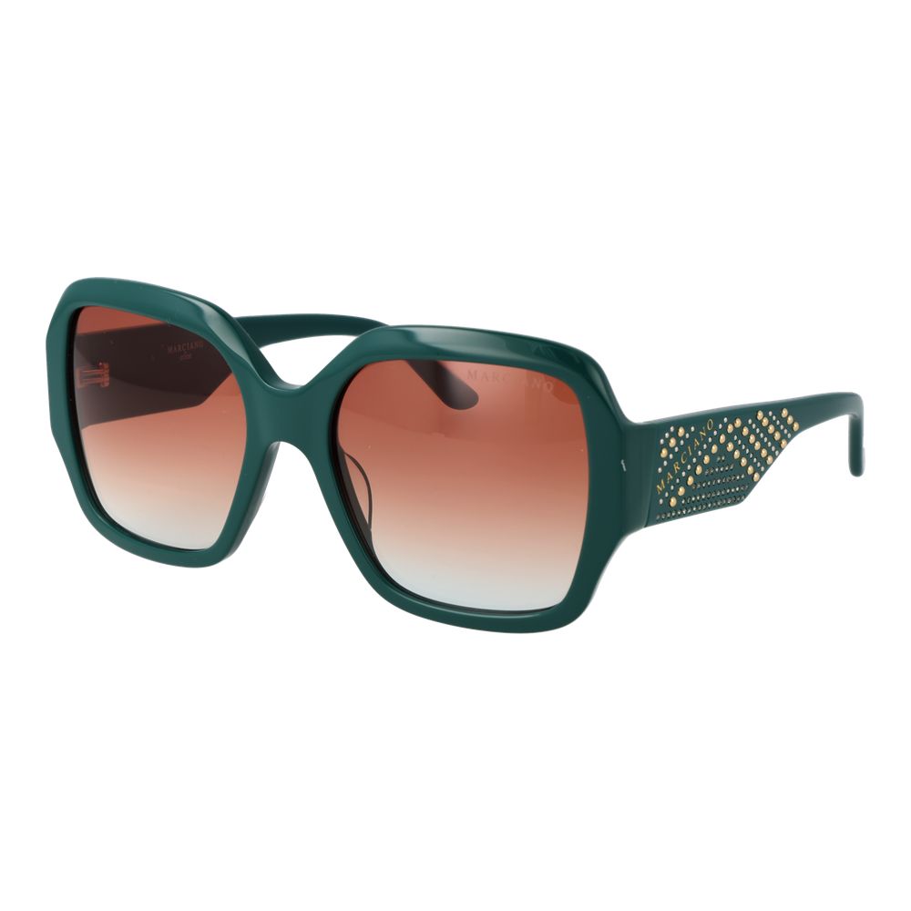 Guess Damen-Sonnenbrille aus türkisfarbenem Acetat – Stilvoll & Modern.