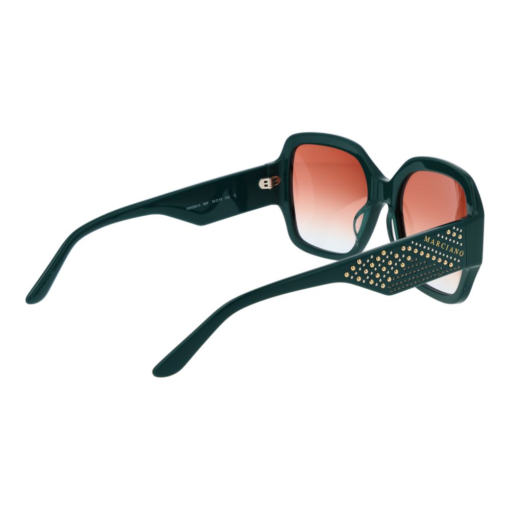 Guess Damen-Sonnenbrille aus türkisfarbenem Acetat – Stilvoll & Modern.
