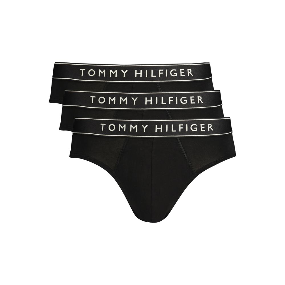 TOMMY HILFIGER Schwarze Herren-Slips aus Baumwolle