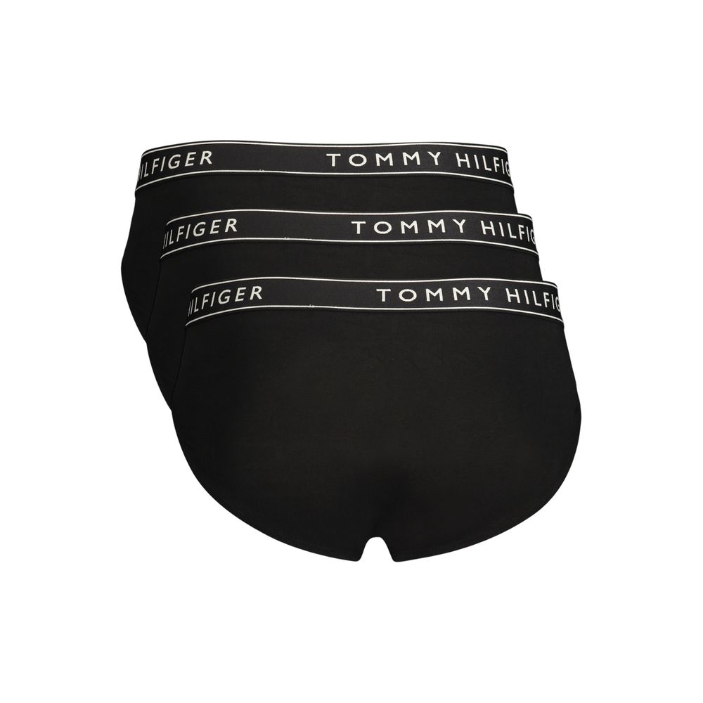 TOMMY HILFIGER Schwarze Herren-Slips aus Baumwolle