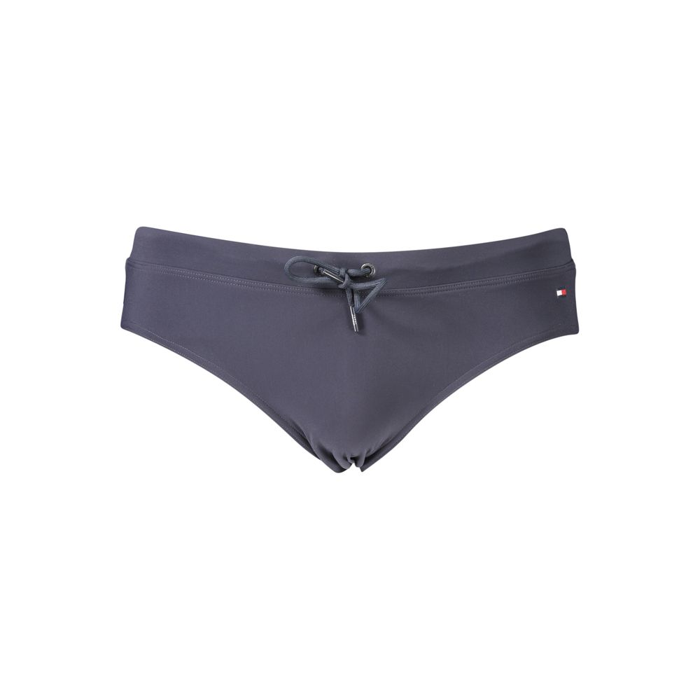 Blaue Polyester-Badehose für Herren