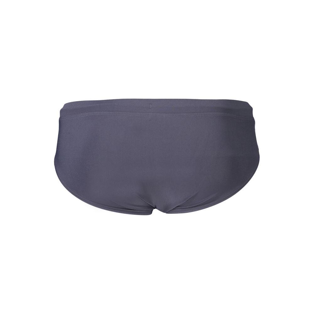 Blaue Polyester-Badehose für Herren