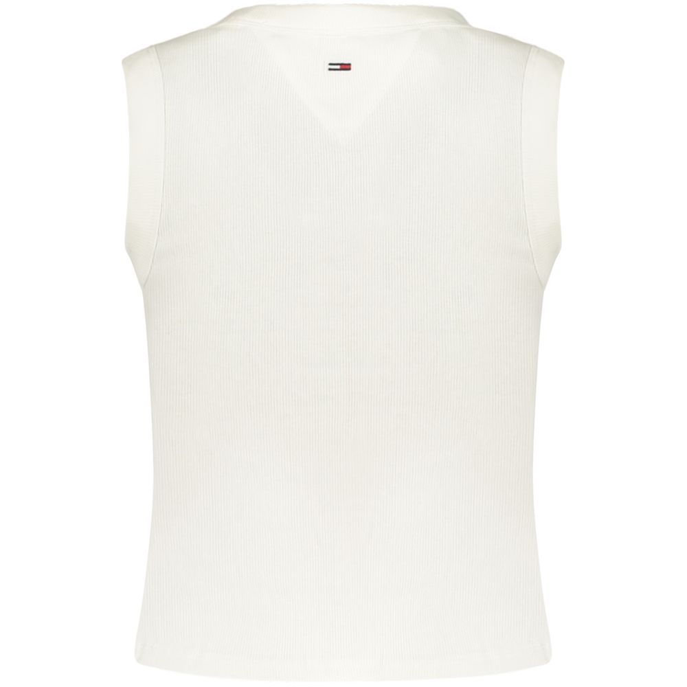 Tommy Hilfiger Weißes Baumwoll-Tanktop für Damen