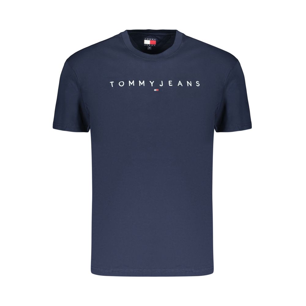 Blaues Baumwoll-T-Shirt für Herren