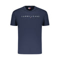 Blaues Baumwoll-T-Shirt für Herren