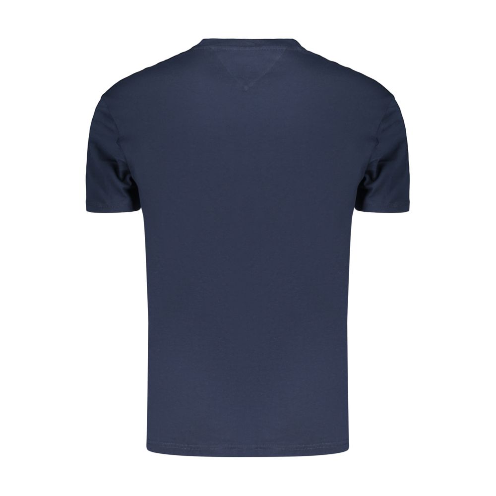 Blaues Baumwoll-T-Shirt für Herren