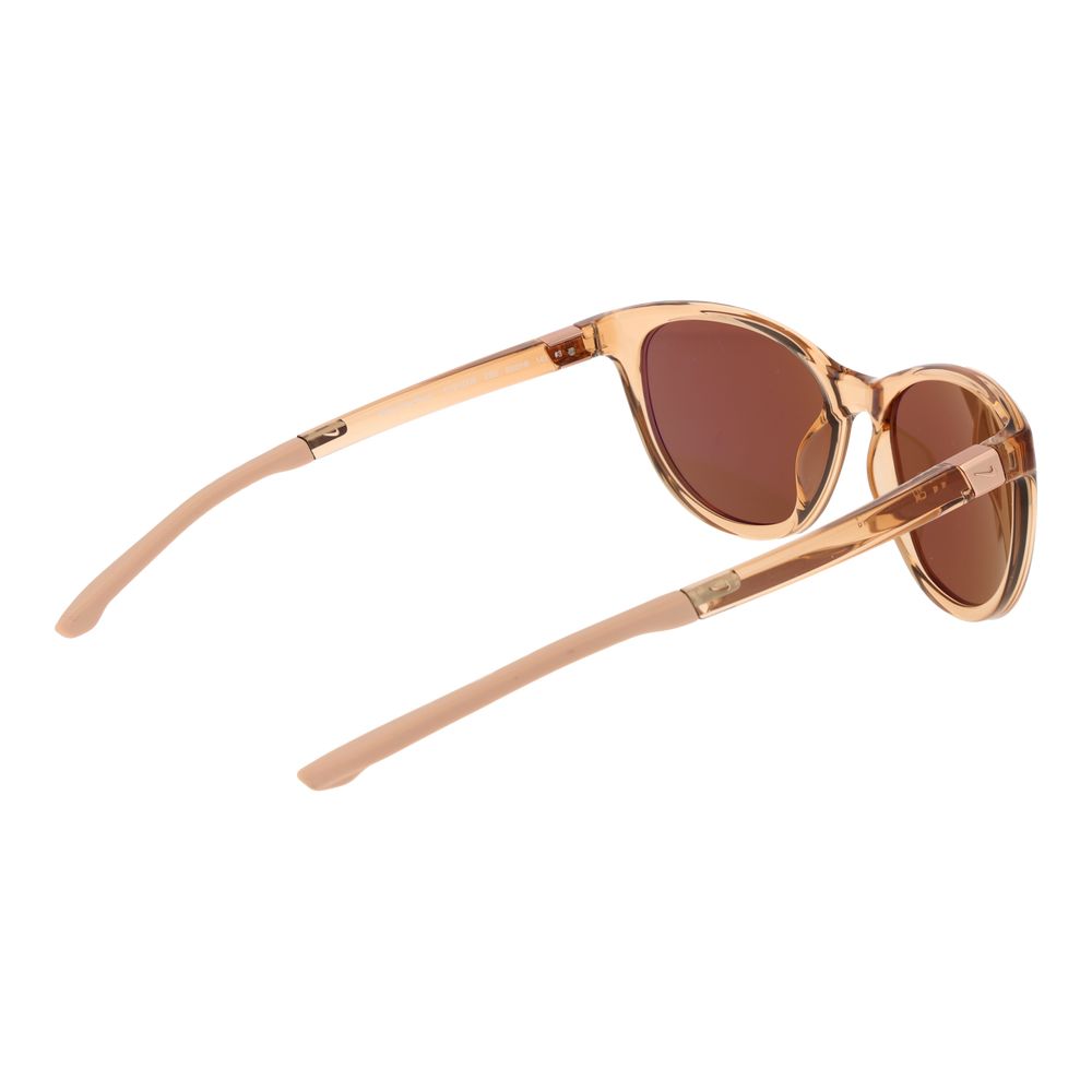 Beige Kunststoff-Sonnenbrille