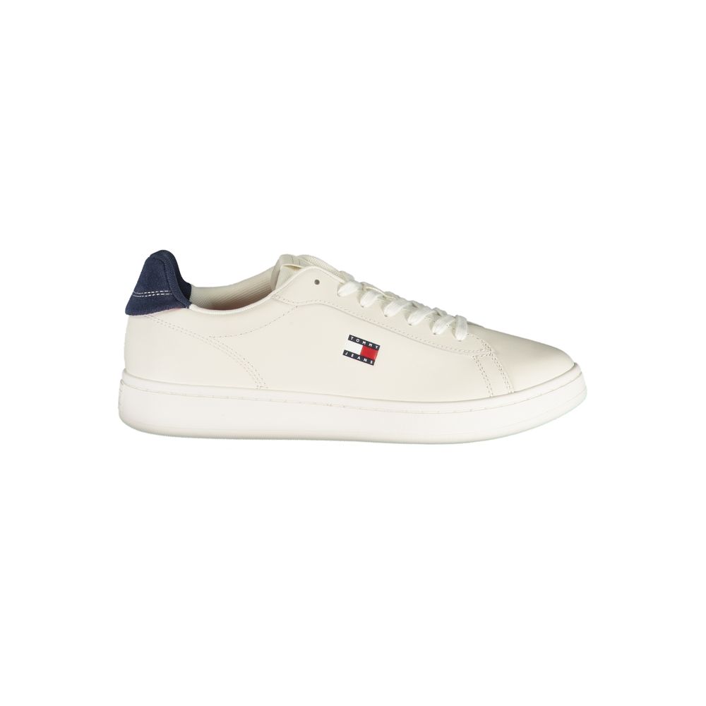 Tommy Hilfiger Herren-Sneaker aus weißem Polyurethan