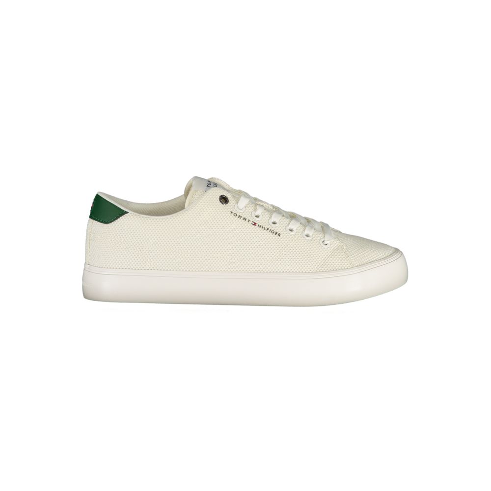 Tommy Hilfiger Bianco Polyester Herren-Sneaker