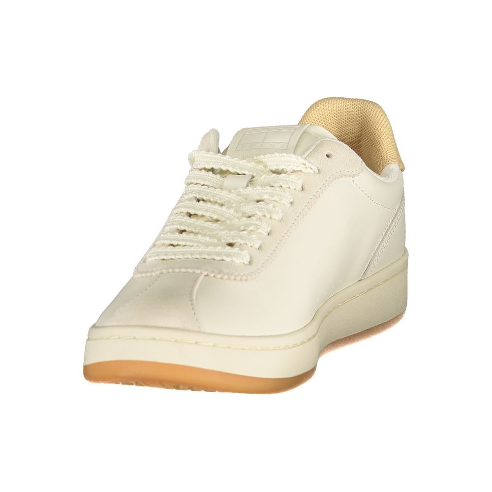 Tommy Hilfiger Beige Polyurethan-Sneaker für Damen