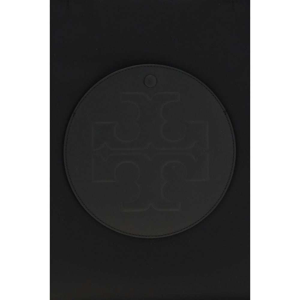 Tory Burch Schwarze Bos Taurus Kalbsleder Schultertasche