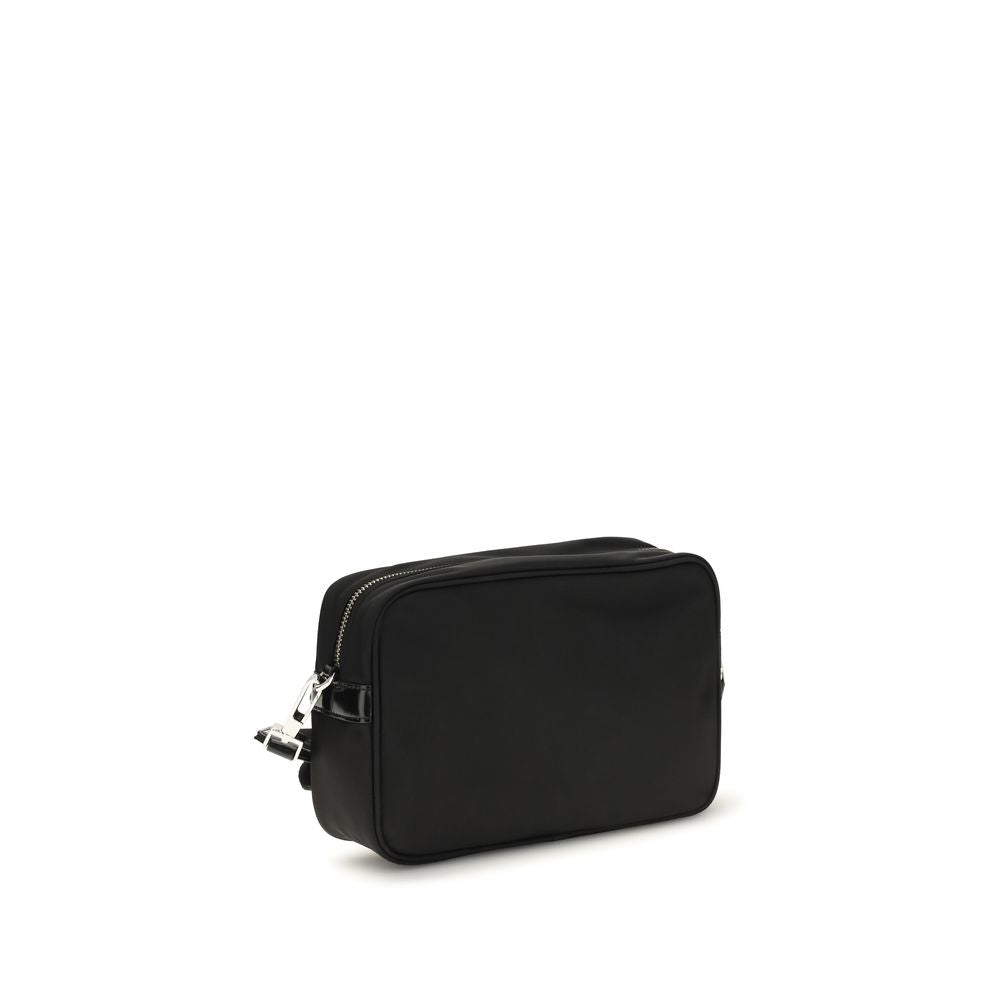 Tory Burch Schwarze Schultertasche aus Polyamid