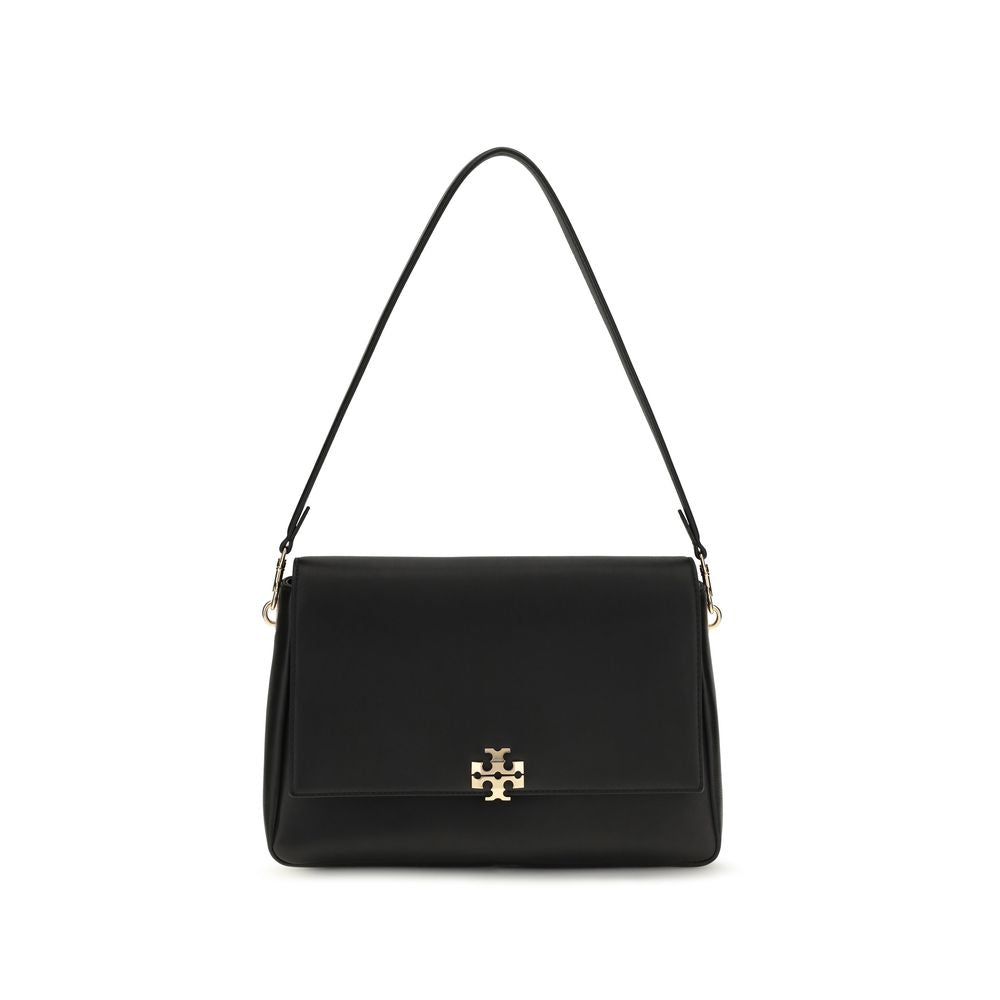 Tory Burch Schwarze Bos Taurus Kalbsleder Schultertasche