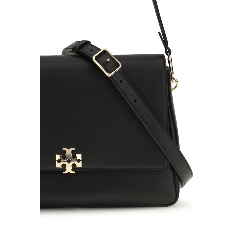 Tory Burch Schwarze Bos Taurus Kalbsleder Schultertasche