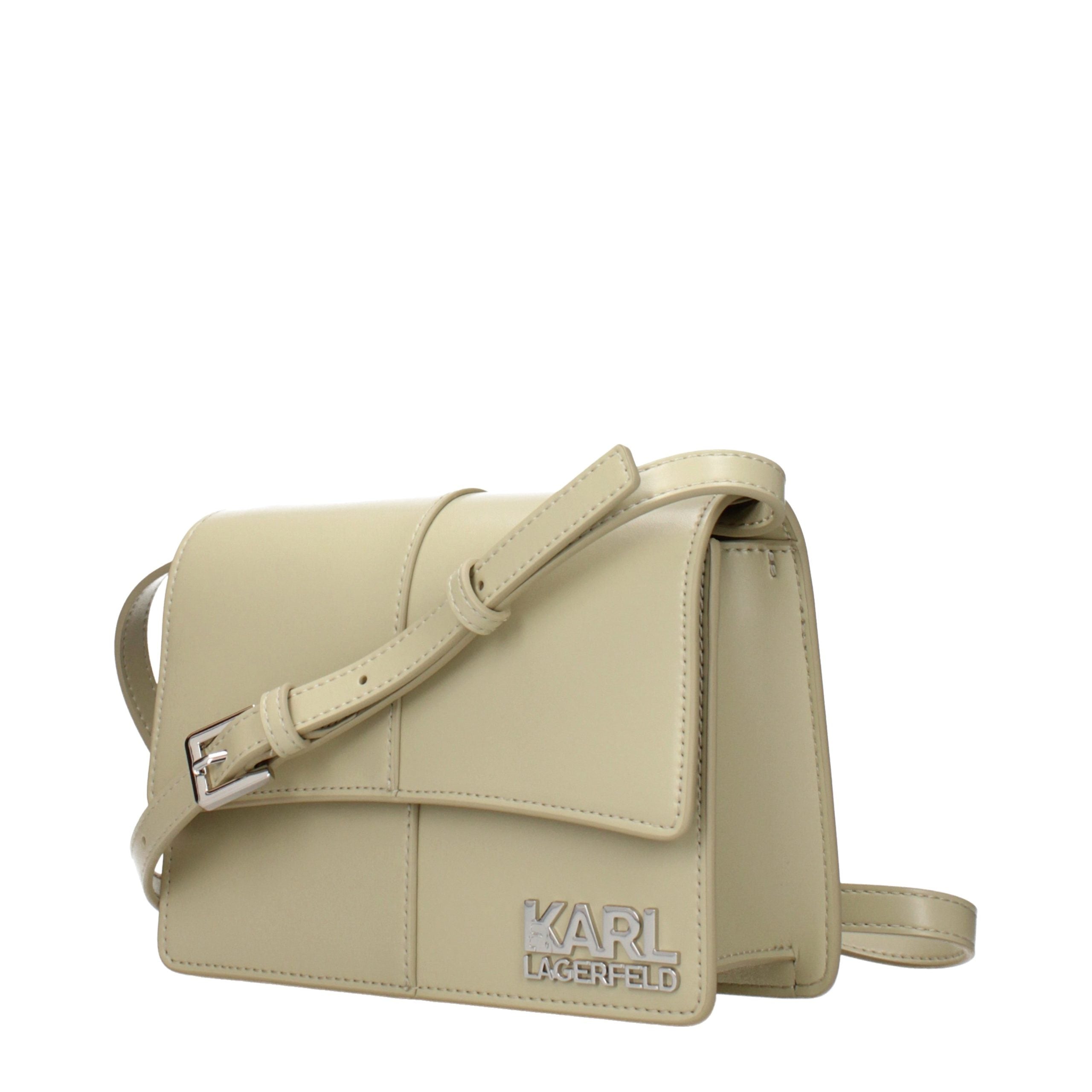 Karl Lagerfeld Grüne Crossbody-Tasche aus Polyethylen