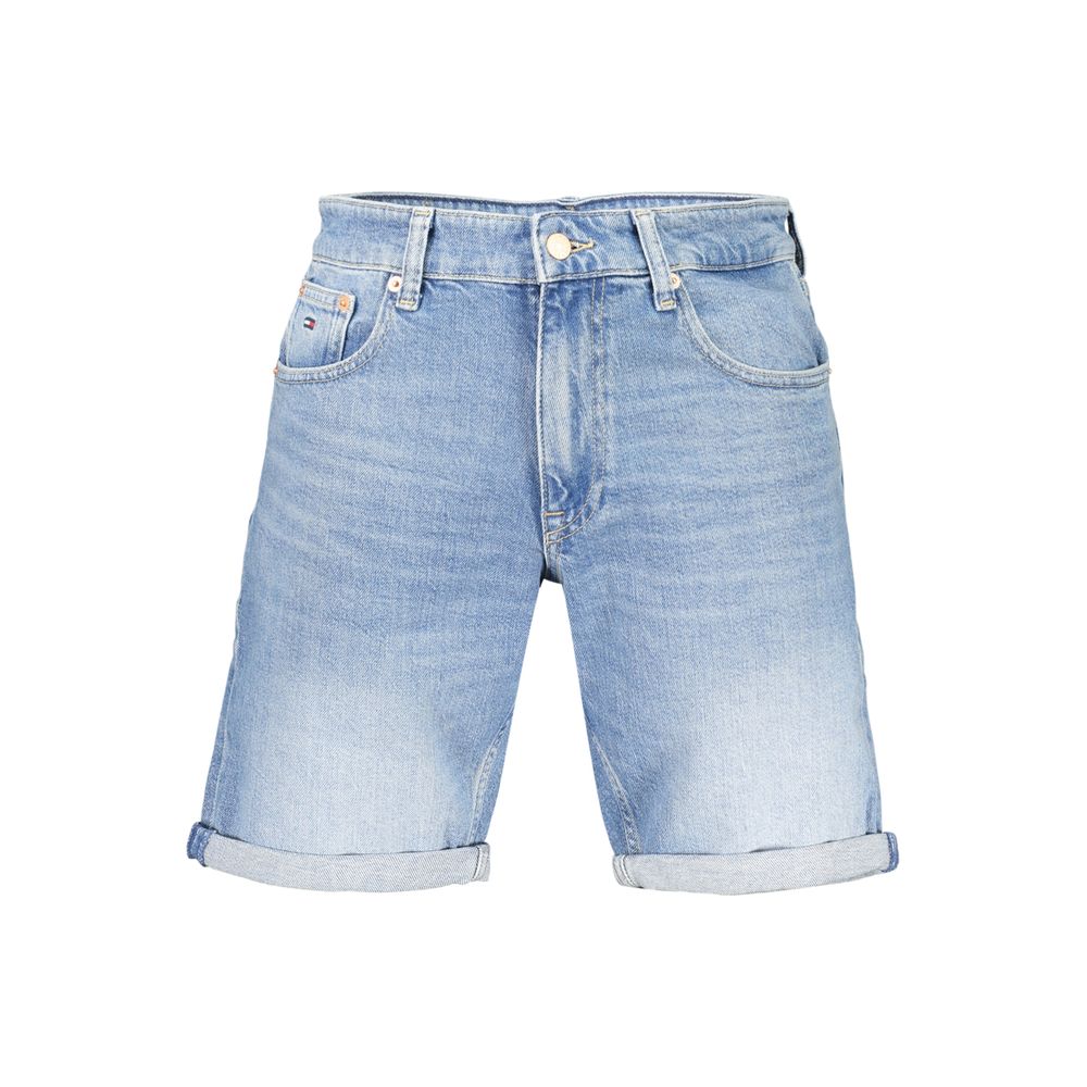 Azzurro Baumwoll-Shorts für Herren